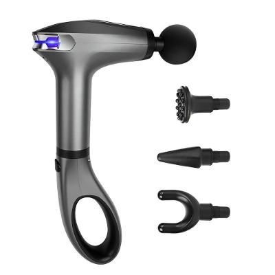 Massageador Elétrico Extensor Relaxante Recarregável Costas Cinza