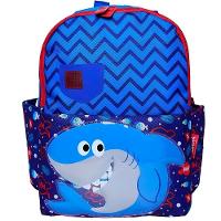 Mochila Infantil Baby Bichinhos Estampas Variadas Estampa Tubarão - 1