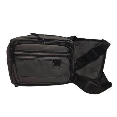 Pochete Mochila Frontal Peito Tática Caminhada Ciclismo Celular Cinza