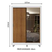 Guarda-Roupa Dallas Plus 2 Portas Correr 1 Espelho Madesa - 10