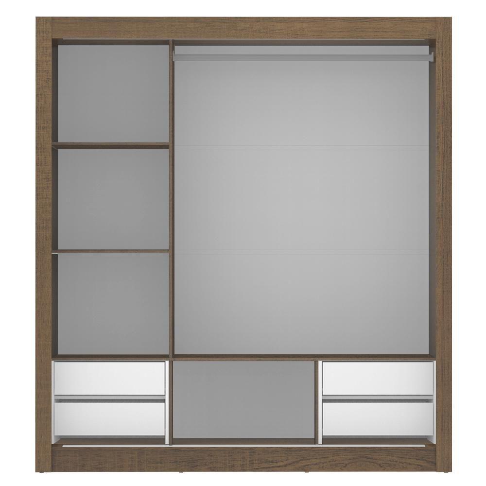 Guarda-Roupa Casal Lyon Plus Portas de Correr Rustic Madesa - 5