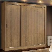 Guarda-Roupa Casal Lyon Plus Portas de Correr Rustic Madesa - 1