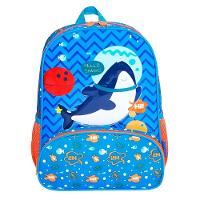 Mochila Infantil Com Bolso Externo Animais Escola Passeio Estampa Tigre