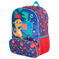 Mochila Infantil Com Bolso Externo Animais Escola Passeio Estampa Tigre - 7