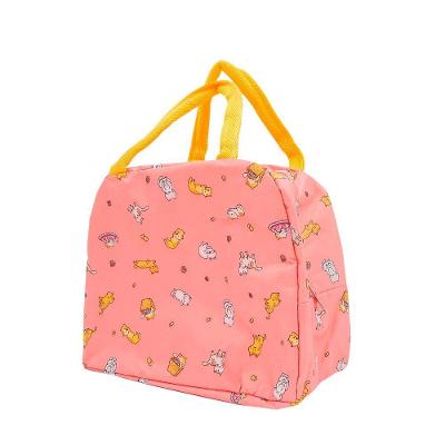 Bolsa Marmita Lancheira Termica Estampada Trabalho Faculdade Estampa Gatinhos Rosa