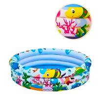 Piscina Inflável Redonda Animais Marinhos Infantil 135 Litros - 2