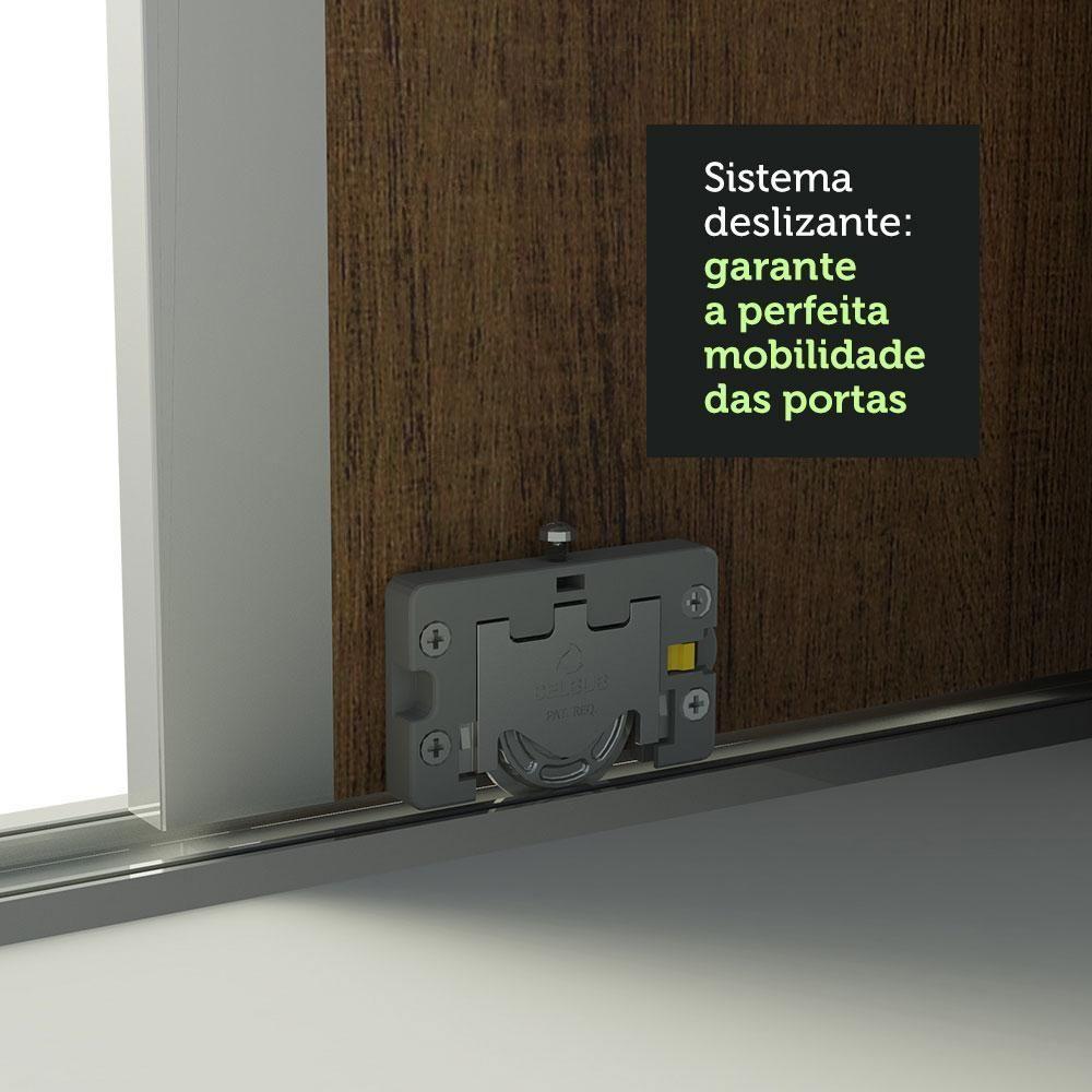 Guarda-Roupa Casal Royale 3 Portas Correr 1 Espelho Madesa - 9