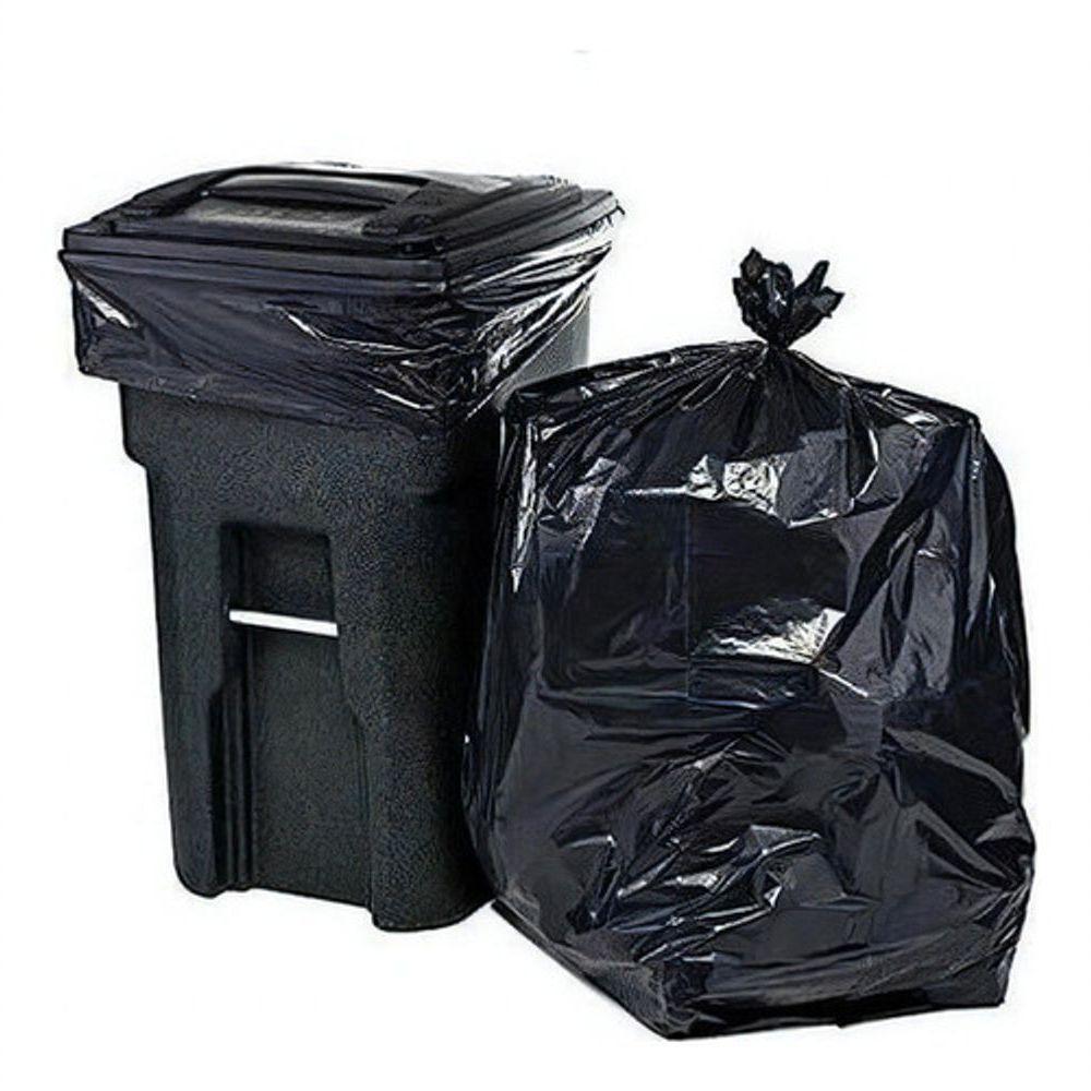 Saco De Lixo 60lt Resistente Preto 70x80 Pacote Com 100 Un - 1