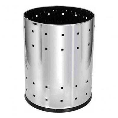 Lixeira Telada Inox 22l B9 - Lixeira Telada Em Aço Inox 22l