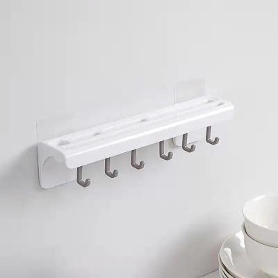 Suporte De Cozinha Porta Talheres Facas Faqueiro 6 Ganchos Cinza