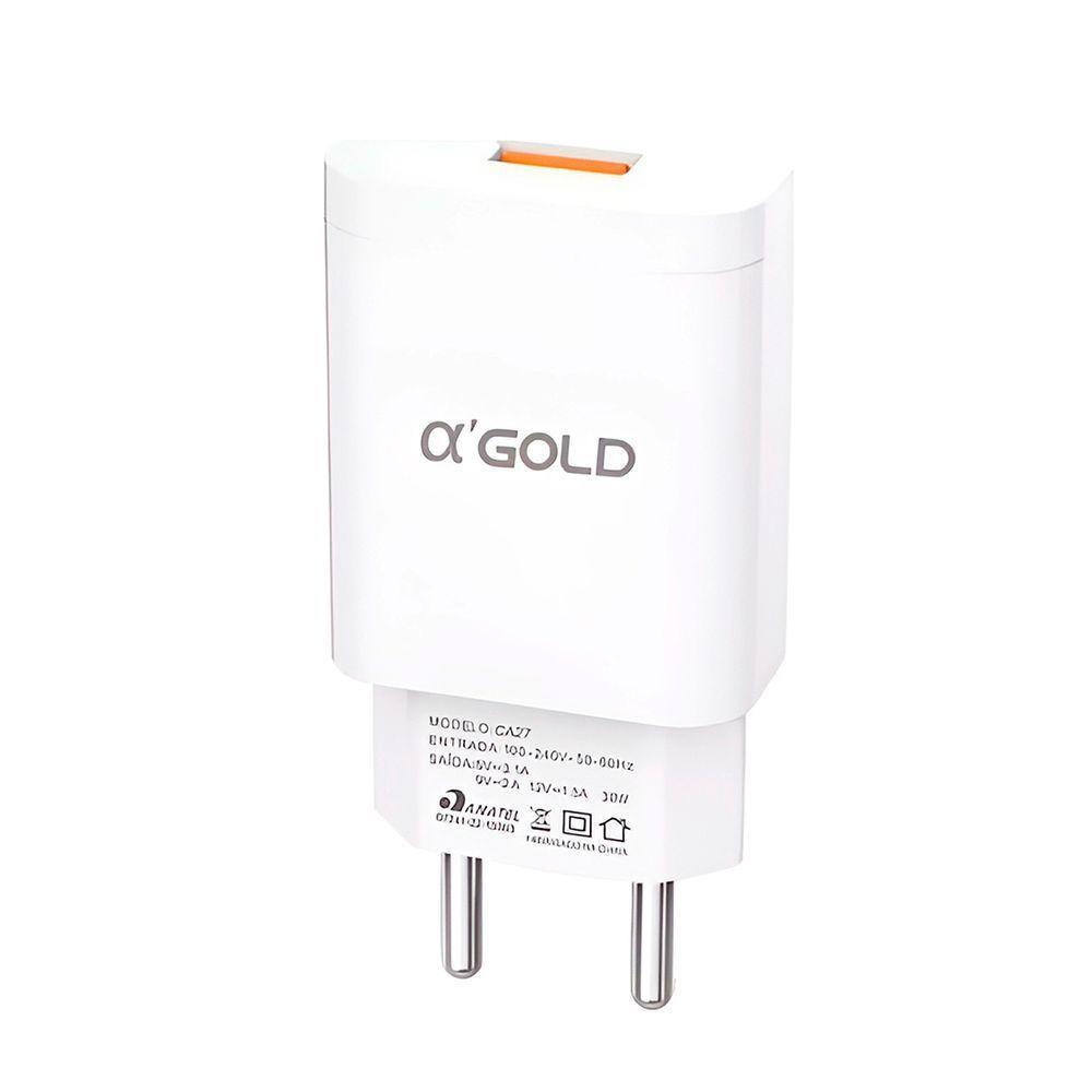 Adaptador Carregador Tomada Turbo 3.1a Cabo Usb V8 - 1