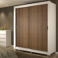 Guarda-Roupa Dallas Plus 2 Portas Rustic/Branco Madesa