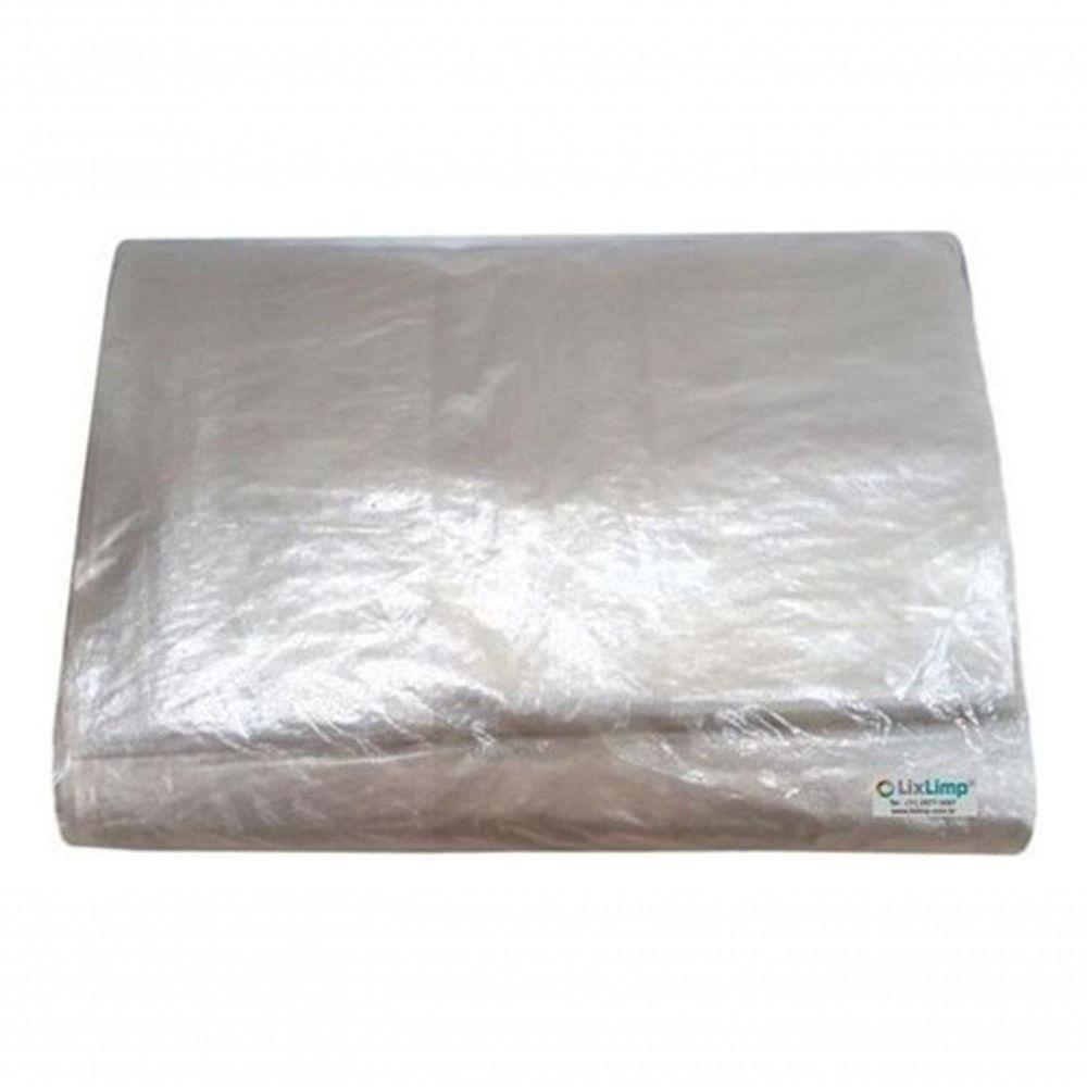 Sacos Para Lixo Transparente 40 Litros Normal (100 Un) - 1