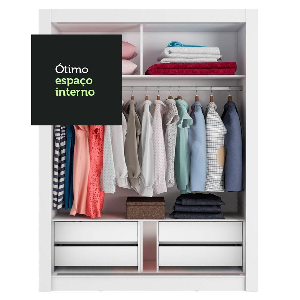Guarda-roupa Infantil Madesa Theo 2 Portas De Correr De Espelho 4 Gavetas - 9