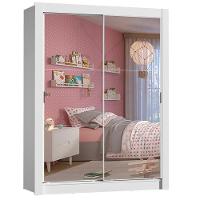 Guarda-roupa Infantil Madesa Theo 2 Portas De Correr De Espelho 4 Gavetas - 6