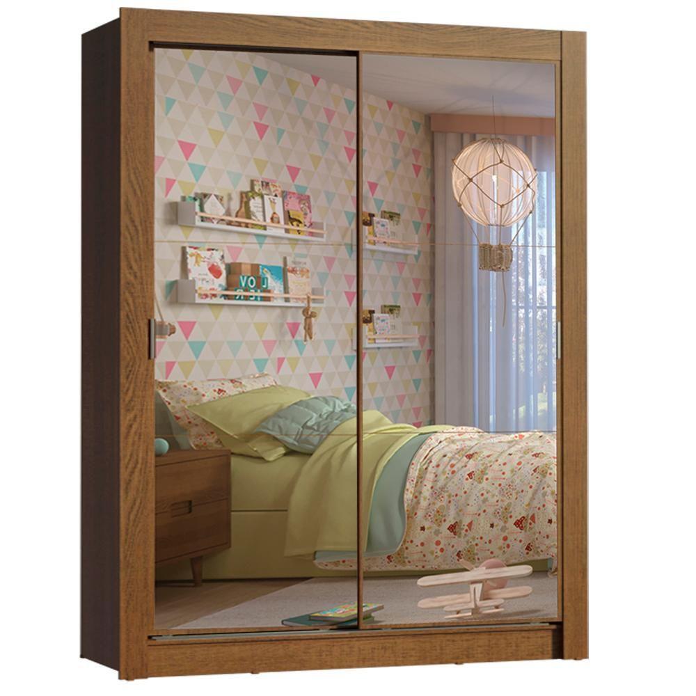 Guarda-roupa Infantil Madesa Theo 2 Portas De Correr De Espelho 4 Gavetas - 4