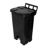 Lixeira 100 Litros Com Roda E Pedal Cor Preto - 5
