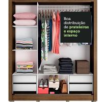 Guarda-roupa Casal Lyon Plus 3 Portas de Correr Madesa - 10