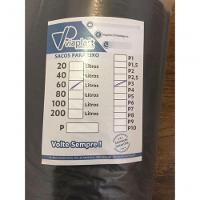 Saco De Lixo 60l C-100 Un Preto Reforçado P3 Oferta Limitad - 7