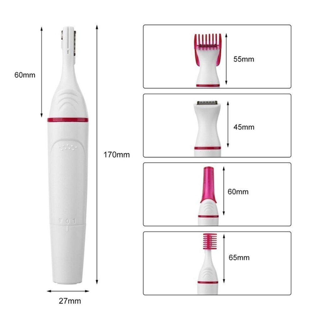 Mini Depilador Eletrico Portatil Depilação Feminina 4 Em 1 - 3