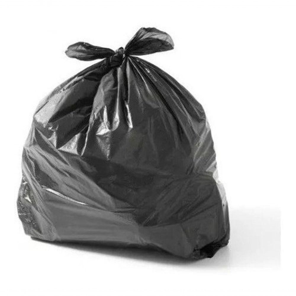 Saco De Lixo 60l C-100 Un Preto Reforçado - 1
