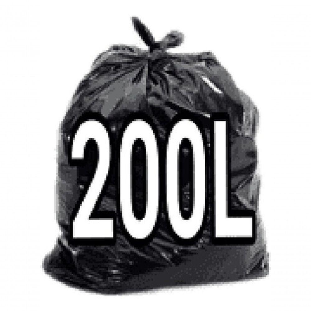 Saco Para Lixo 200 Litros P7 Reforçado Com 100 Unidades - 2