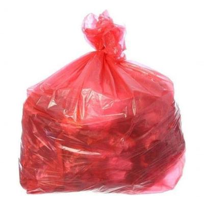 Saco Para Lixo Vermelho Reforçado 30 Lt Com 50 Uni