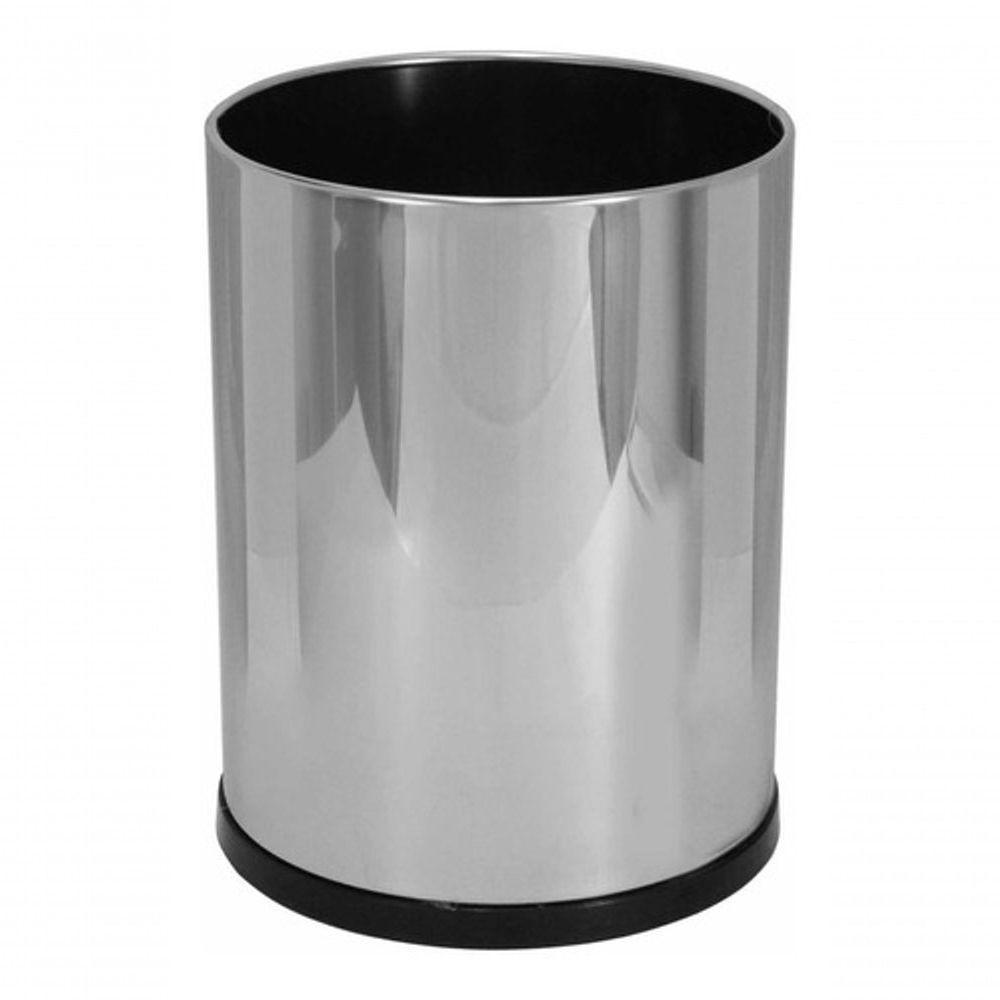 Lixeira Em Aço Inox 13,5l - 1