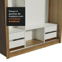 Guarda-roupa Casal Lyon Plus 3 Portas de Correr Madesa