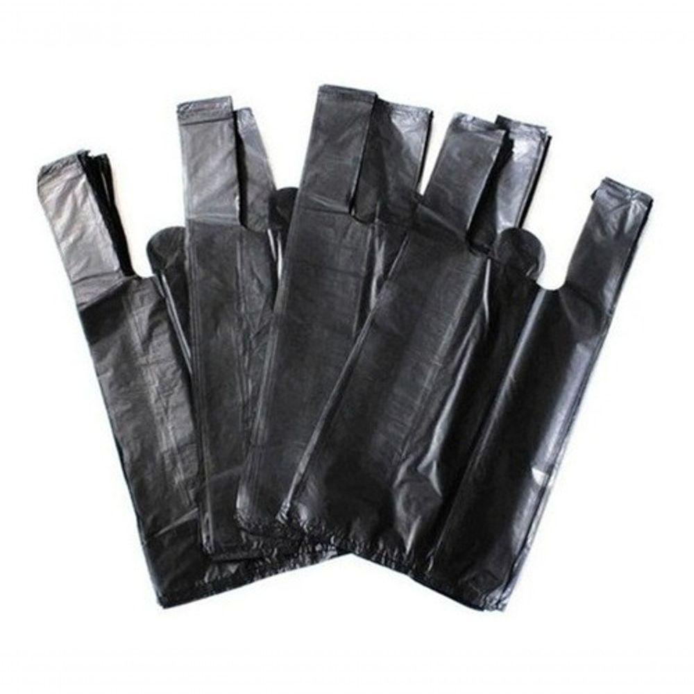 Sacola Plastica Alça Reforçada Preta 30x45 - Pacote Com 1 Kg - 2