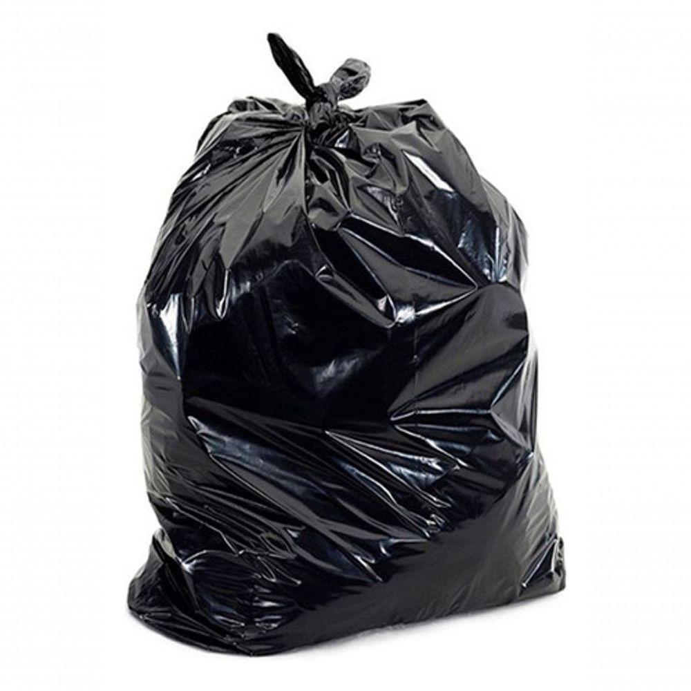 Saco De Lixo 60l 100 Un Preto Reforçado Resistente - 5