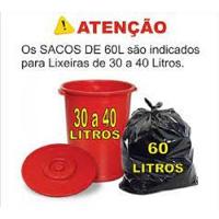 Saco De Lixo 60l 100 Un Preto Reforçado Resistente - 3