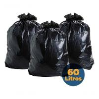 Saco De Lixo 60l 100 Un Preto Reforçado Resistente - 6