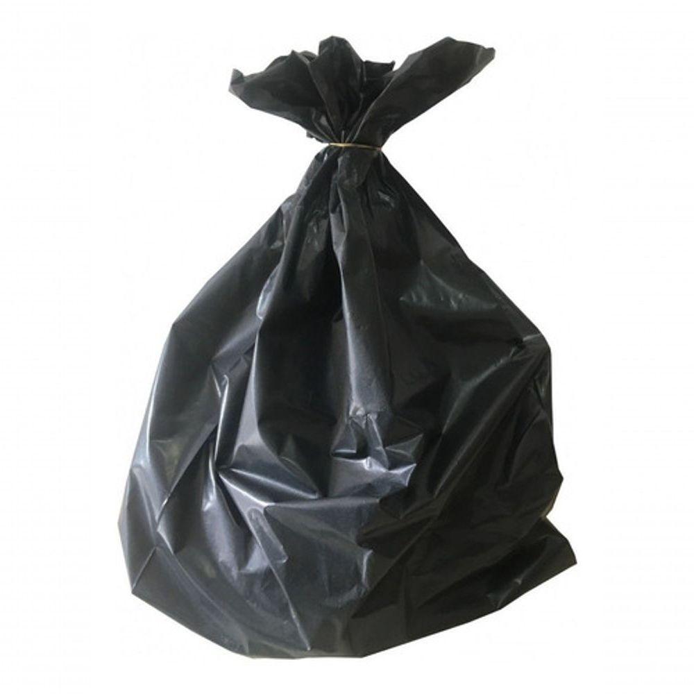 Saco Para Lixo De 80 Litros Grosso Reforçado Pct C-5kg Preto - 1