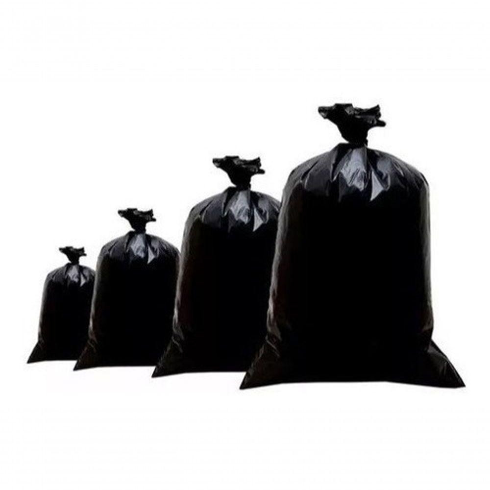 Saco Para Lixo De 80 Litros Grosso Reforçado Pct C-5kg Preto - 2