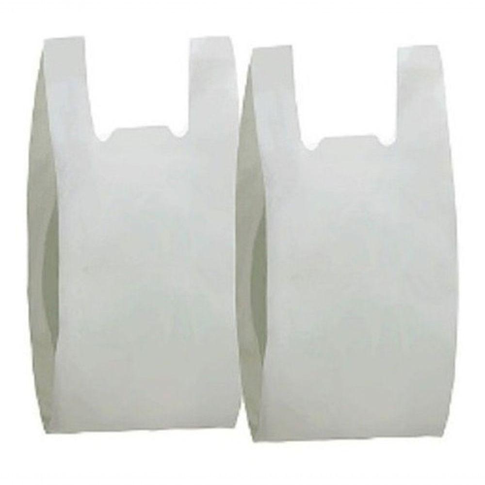 Sacola Plástica Reciclada Reforçada 30x40 Branca 1kg - 1