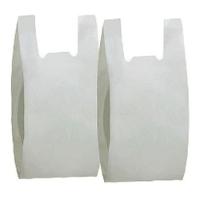 Sacola Plástica Reciclada Reforçada 30x40 Branca 1kg - 1