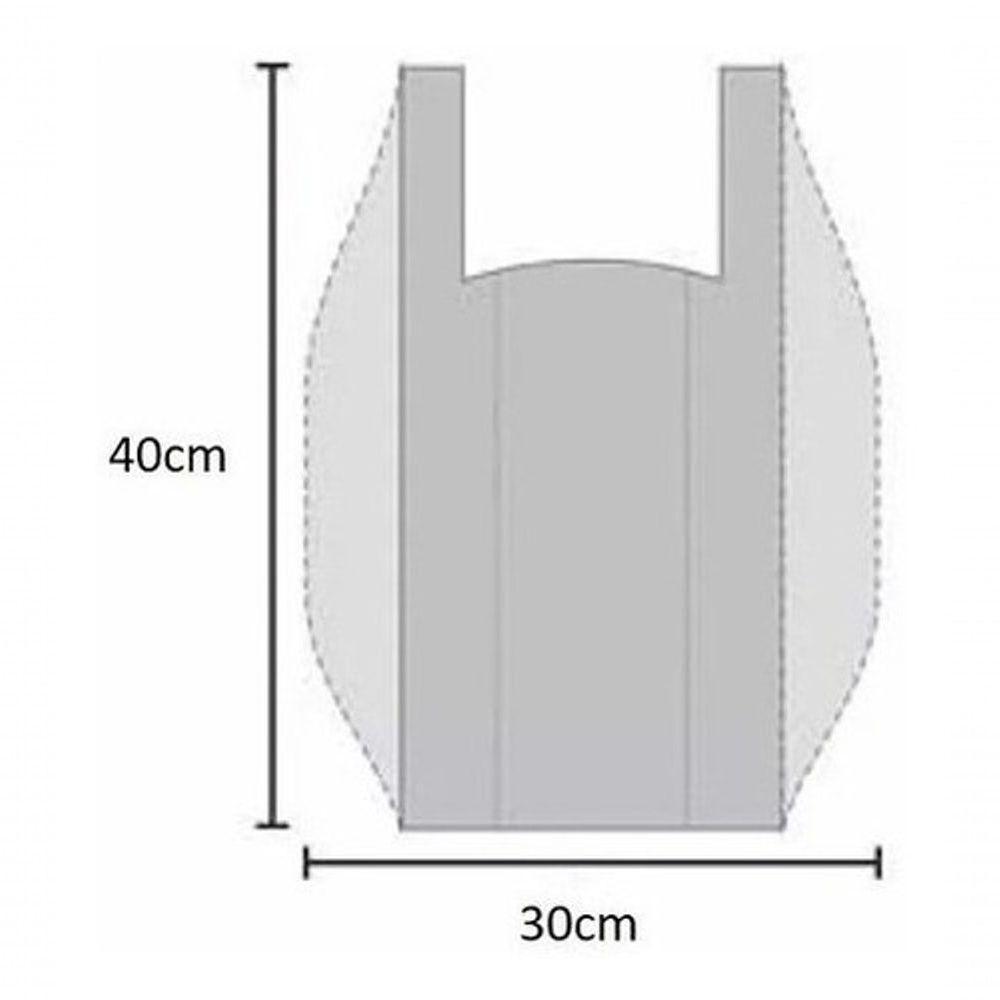 Sacolas Plasticas Branca Reciclada Reforçada 5 Kg 45x60 - 5