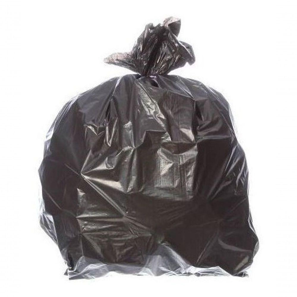 Saco Para Lixo Com Capacidade De 40 Litros Preto Com 50 Uni - 1