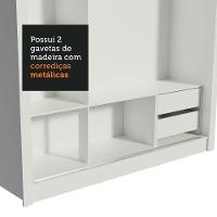 Guarda-roupa Casal Lyon 3 Portas de Correr Madesa - 17