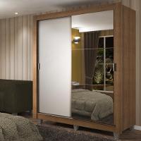 Guarda-Roupa Dallas Plus 2 Portas Correr 1 Espelho Madesa - 1