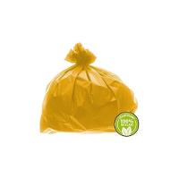 Saco De Lixo Super Leve 40 Litros Amarelo 100un - 1
