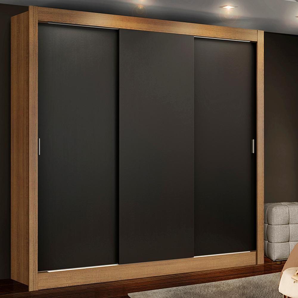 Guarda Roupa Lyon Plus 3 Portas de Correr 4 Gavetas Madesa - 3