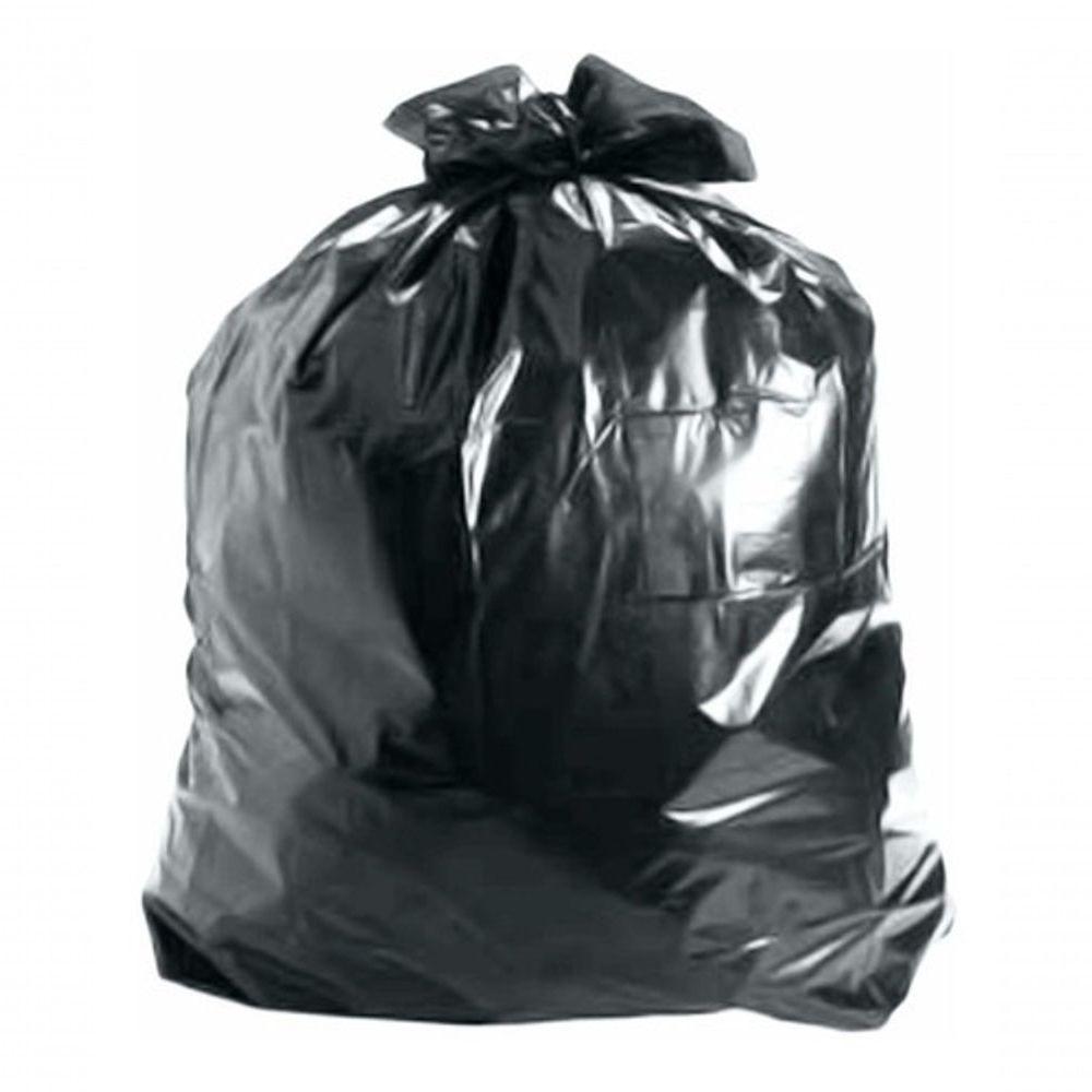 Saco De Lixo Super Reforçado Preto 50 Litros Com 50 Unidade - 1