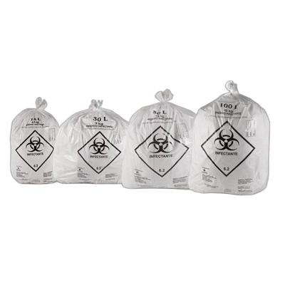 Saco De Lixo Infectante 30 Litros Branco C- 100 Unidades