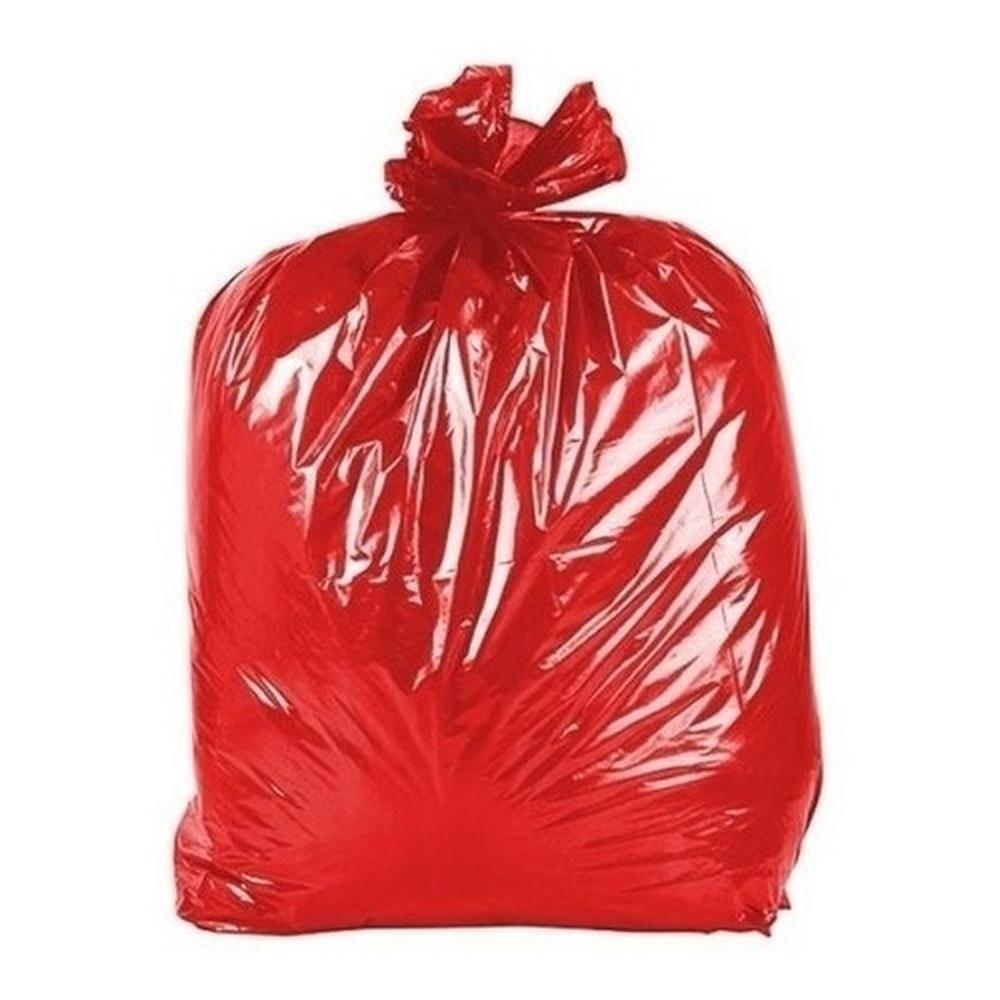 Saco De Lixo 60 Litros Pacote C-100 Vermelho - 1
