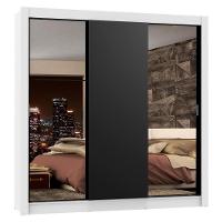 Guarda-roupa Casal Lyon Plus 3 Portas Correr Espelhos - 10