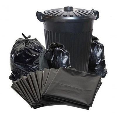 Saco Para Lixo 30 Litros Preto Com 100 Unidades
