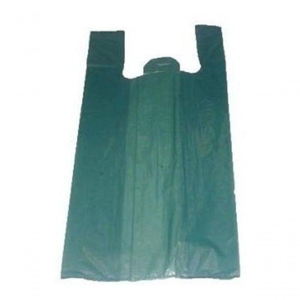 Sacola Reciclada 50 X 70 Verde Pacote Com 1 Kg 60 Unidades - 1