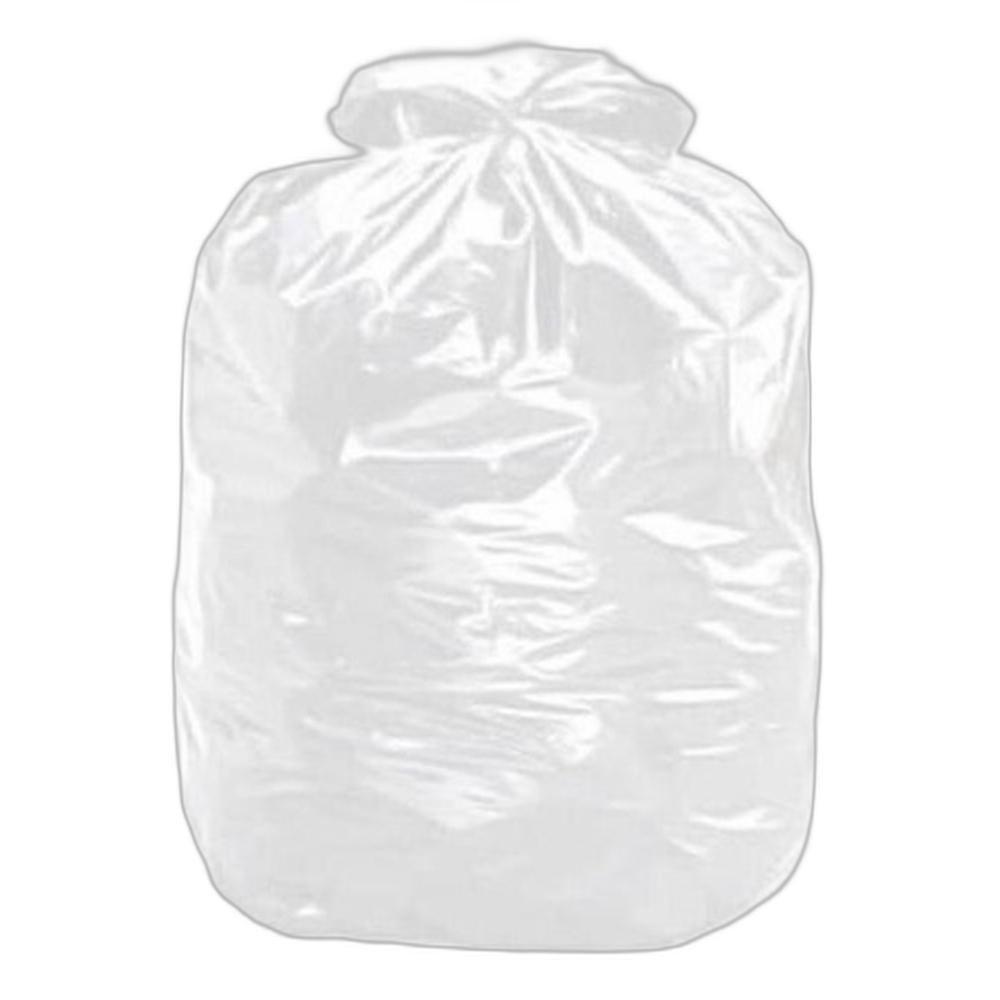 Saco Para Lixo Transparente 45x55x003 20l Com 100 Unidades - - 1